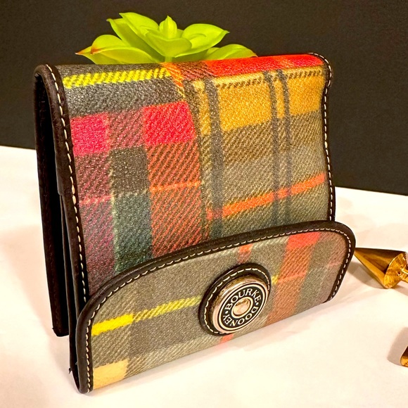 Vintage Dooney & Bourke Graffiti Leather Wallet- Like New - Picture 4 of 13